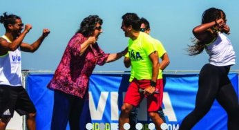 Con la energía de la zumba se iniciaron las actividades del Festival de la Canción de Viña del Mar 2018
