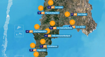 Emiten alerta por ola de calor en la región de Valparaíso y zona central