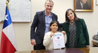 Senador por La Araucanía Felipe Kast invitó a niña de Los Sauces a ser senadora por un día en el Congreso