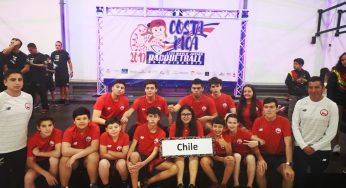 Equipo chileno destacó tras su reciente participación en el XXXI Mundial Junio de Racquetball en Costa Rica