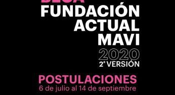 A partir del 6 de julio: Se abre la convocatoria de la segunda versión de la Beca Fundación Actual MAVI para artistas de mediana carrera