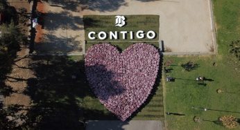 Intervención urbana benefició a 100 floristas de la comuna de Hijuelas: Banco de Chile celebra el Día de la Madre con gran corazón de flores y concierto móvil de Javiera Parra