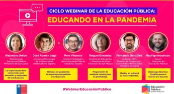 Dirección de Educación Pública lanza Ciclo Webinar “Educando en la Pandemia” charlas destinadas a profesores y directores