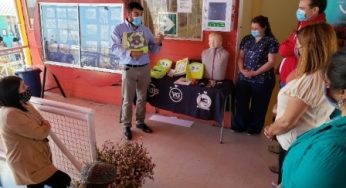 Entregan desfibrilador a escuela de Valparaíso: comunidad del Cerro Monjas estará cardio protegida