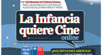 Ojo de Pescado invita a inscribirse al 2º Seminario Internacional “La Infancia Quiere Cine”