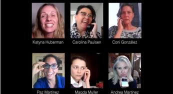 Katyna Huberman, Magdalena Müller y Carola Paulsen se ríen de las videollamadas en Hilarante Comedia Zoom
