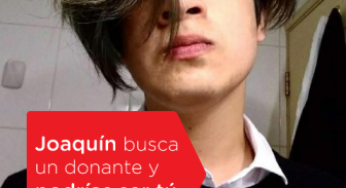 Joaquín, de 18 años, necesita urgente un donante de células madre sanguíneas para sobrevivir