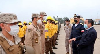 Ministro subrogante de Defensa destaca labor de las FF.AA. en combate a incendios de Quilpué
