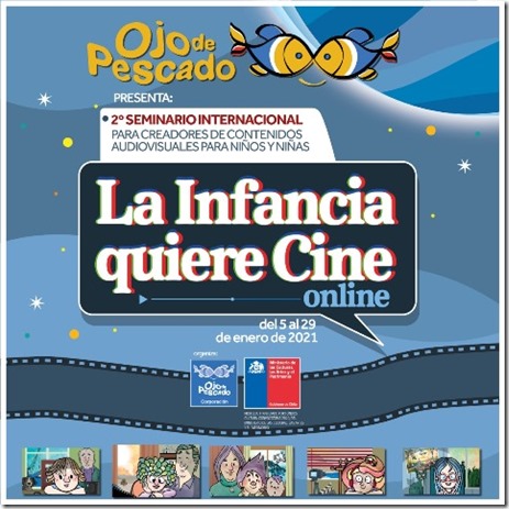 Afiche Seminario La Infancia quiere Cine