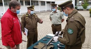 Más de 230 armas de fuego han sido recuperadas por Carabineros en Viña del Mar