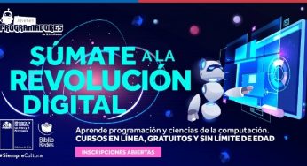 Ministerio de las Culturas abre 25 mil cupos gratuitos para aprender programación digital