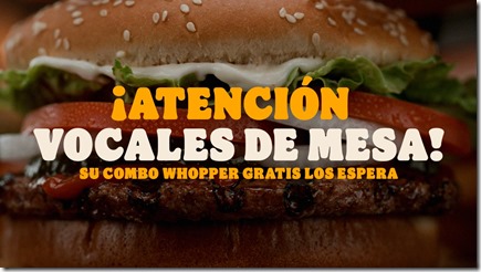 Whopper electoral