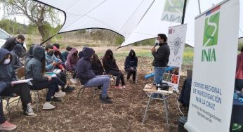 Partieron los talleres del programa de innovación en transferencia de tecnologías de riego en la Región de Valparaíso