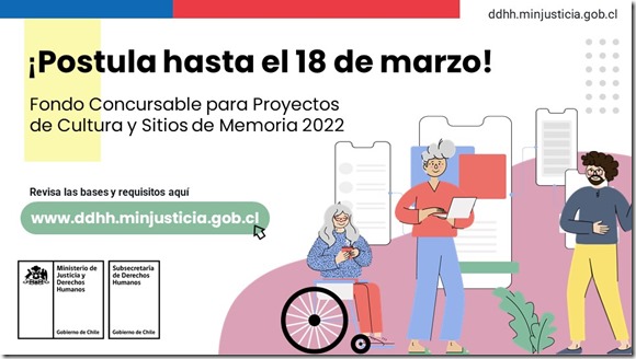 Fondo Concursable proyectos de cultura y sitios de memoria 2022 TW