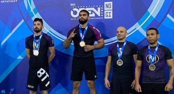 Olmueíno Julio Bajo se coronó campeón en el Torneo Internacional de Jiu Jitsu Open Río de Janeiro 2023