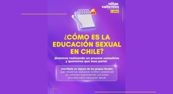 Fundación Niñas Valientes abre inscripciones para ser parte de una consulta ciudadana sobre educación sexual