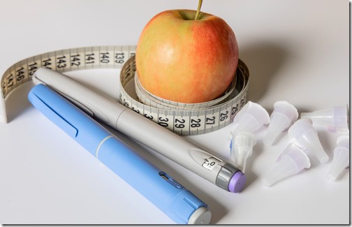  Insulin injection pen or insulin cartridge pen for diabetics.