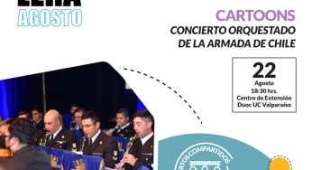 Banda de Conciertos de la Armada se presentará en recital dedicado a los niños en el Centro de Extensión Duoc UC Sede Valparaíso