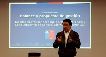 Delegado Villa entregó un primer balance con las acciones desarrolladas por el Gobierno en Puchuncaví, Quintero y Concón