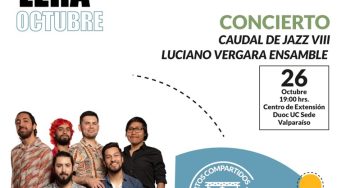 Teatro del Centro de Extensión de Duoc UC Sede Valparaíso abre su telón para presentar este jueves a Luciano Vergara Ensamble