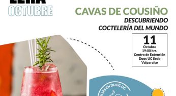Centro de Extensión Duoc UC Sede Valparaíso invita a describir la coctelería del mundo