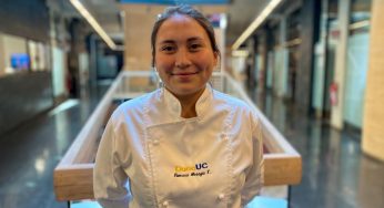 Estudiante de Gastronomía de Duoc UC Sede Valparaíso inició su viaje a Italia tras ganar beca en el Instituto Alma de Parma