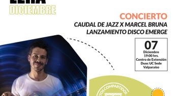 Marcel Bruna lanzará su nuevo disco “Emerge” sobre las tablas del Centro de Extensión Duoc UC Sede Valparaíso