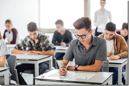 Students Doing Exam