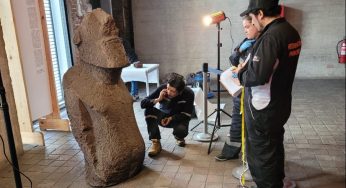 Tradicional Moai de Caleta Portales será recuperado y puesto en valor por estudiantes de Restauración de Bienes Patrimoniales de Duoc UC