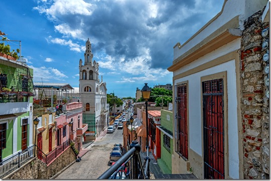 View of Santo Domingo streets