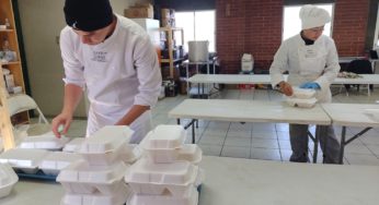 Estudiantes del CFT Santo Tomás Viña del Mar participaron de olla solidaria en Villa Independencia
