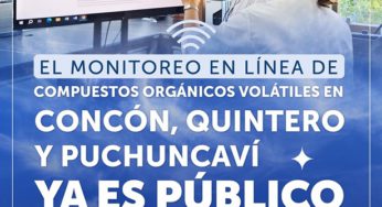 SMA pone a disposición pública monitoreo en línea de compuestos orgánicos volátiles en Concón, Quintero y Puchuncaví