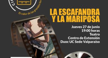 Centro de Extensión Duoc UC Sede Valparaíso exhibirá la Película “La escafandra y la mariposa”