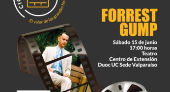 ¿Buscas panoramas para estos días? Gonzalo Frías invita a toda la comunidad a abrigarse con la función de “Forrest Gump” en el Centro de Extensión Duoc UC Sede Valparaíso