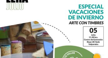 Centro de Extensión Duoc UC Sede Valparaíso realizó taller familiar de arte con timbres