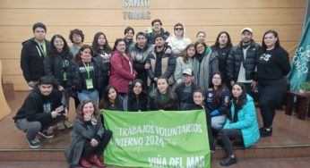 Trabajos Voluntarios de Invierno de Santo Tomás Viña del Mar se concentraron en comunidad mapuche afectada por megaincendio