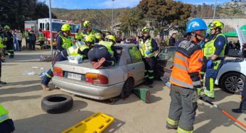 Realizan simulacro de accidente de tránsito con múltiples víctimas en Viña del Mar