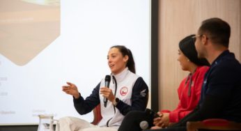 Antonia Abraham compartió su experiencia olímpica en la UNAB en Viña del Mar