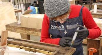 Duoc UC Sede Valparaíso y Museo Baburizza se unen para restaurar en vivo obras patrimoniales en el Día de los Patrimonios