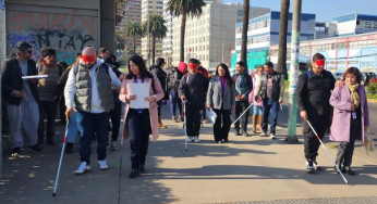 Estudiantes de Técnico en Construcciones Civiles de Santo Tomás Viña del Mar vivieron experiencia inclusiva como personas con discapacidad