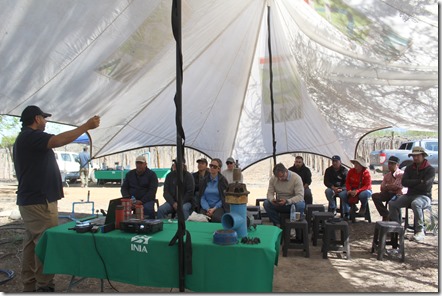 Capacitación sobre mantención y operación de equipos de riego 