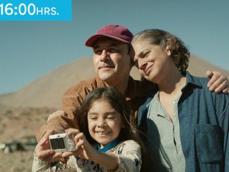 Escena de la película chilena Mil pedazos durante su exhibición cultural en Algarrobo