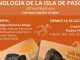 Portada y ejemplares del libro Etnología de Isla de Pascua de Alfred Métraux en el Museo Fonck