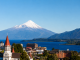 Paisaje natural de Pucón y Puerto Varas, destinos preferidos para viajar durante las Fiestas Patrias en Chile.
