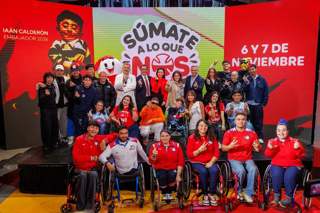 Presentación oficial de la campaña Teletón 2026 junto al niño embajador Iaán Calderón y artistas invitados