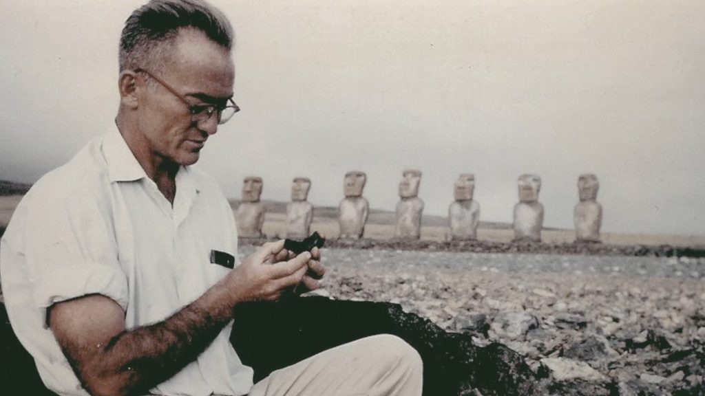 Escena del documental Los hijos que narra la historia y reconstrucción cultural en Rapa Nui