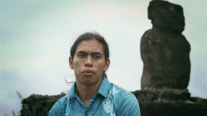 Escena del documental Los hijos que narra la historia y reconstrucción cultural en Rapa Nui