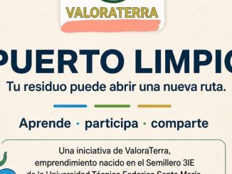Estudiantes de la USM presentando el proyecto ValoraTerra en la Hackathon OceanLab