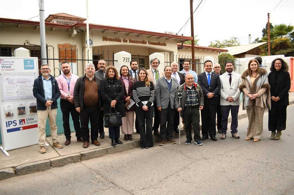 Inauguracion de nuevo Centro de Atencion Virtual de IPS ChileAtiende en la comuna de Putaendo