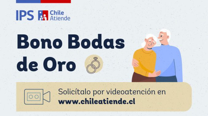Pareja de adultos mayores celebrando sus 50 años de matrimonio en la Región de Valparaíso